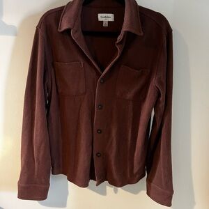 Goodfellow & Co Men's Dark Brown Corduroy Shirt Jacket
